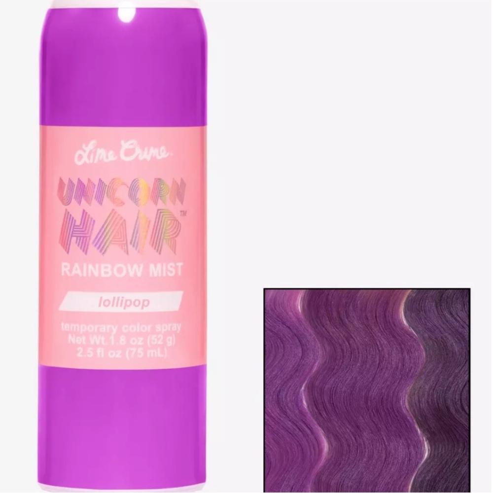 lime crime unicorn hair temporary spray